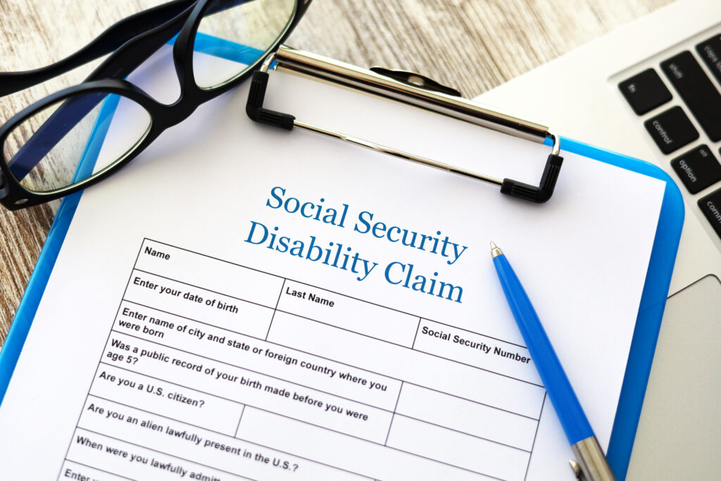 claim form social security insurance benefits employment and labor